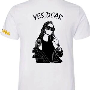 Salvage White Graphic T-Shirt for Women